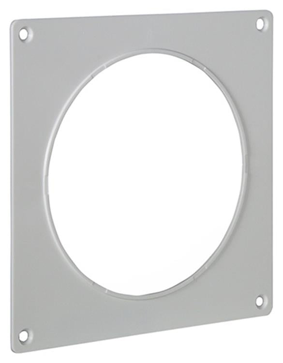 Renson 1006427 - lot de 2 plaques de recouvrement pvc 7031 blanc ø 125 | 5 pièces