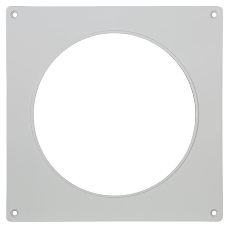 Renson 1006428 - lot de 2 plaques de recouvrement pvc 7031 blanc ø 150 | 5 pièces