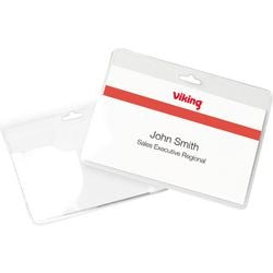 Badge nominatif Office Depot transparent