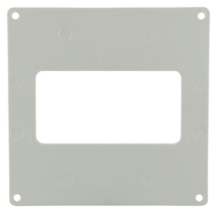 Renson 1006429 - lot de 2 plaques de recouvrement pvc 7032 blanc 110x55mm | 5 pièces