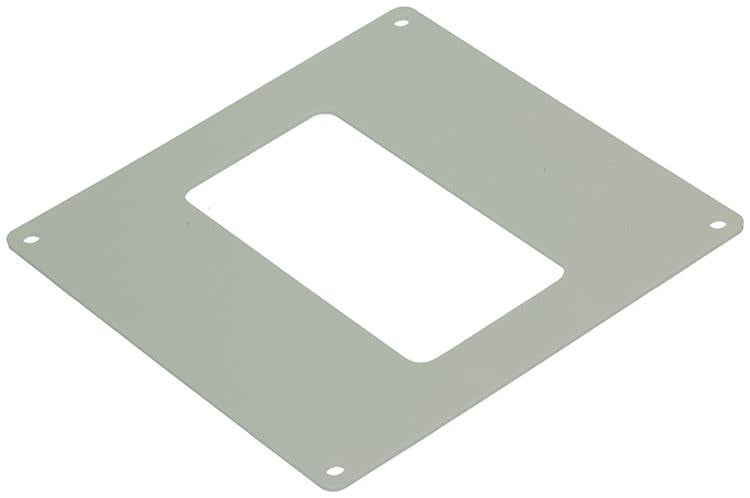 Renson 1006429 - lot de 2 plaques de recouvrement pvc 7032 blanc 110x55mm | 5 pièces