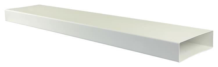 Renson 1006425 - Pièce de tuyau PVC 1m 7028 blanc 204x60mm | 4 pièces