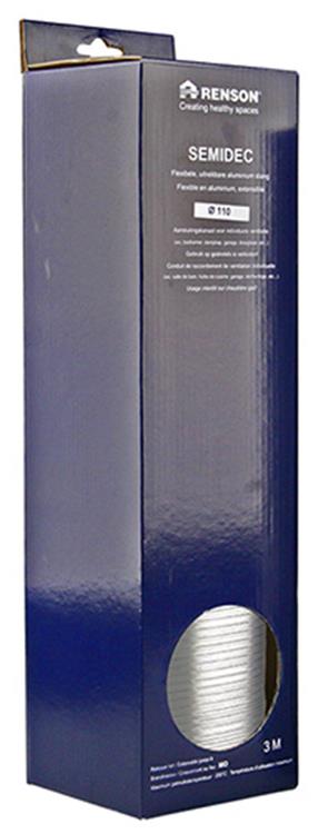 Renson 1006199 - flexible en aluminium dia 110 3000 mm | 2 pièces