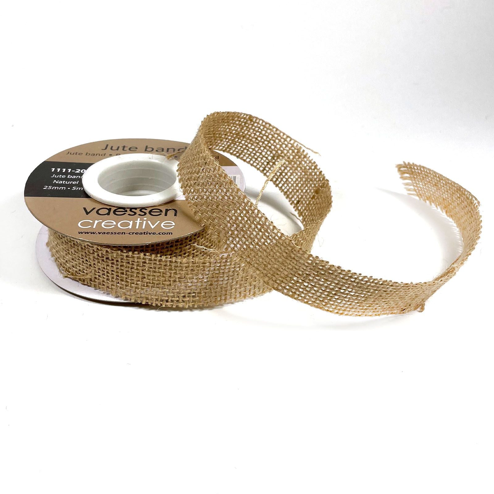 Vaessen creative • ruban de jute naturel 25mmx5m