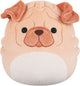 Squishmallows - morton - shar pei marron - peluche 19cm
