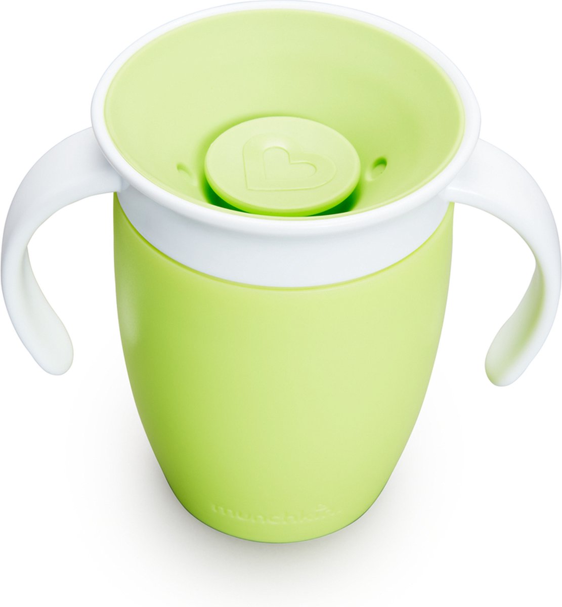 Gobelet Munchkin miracle anti-fuite 360° - gobelet d'entraînement - gobelet d'entraînement pour bébé et enfant - 207 ml - vert