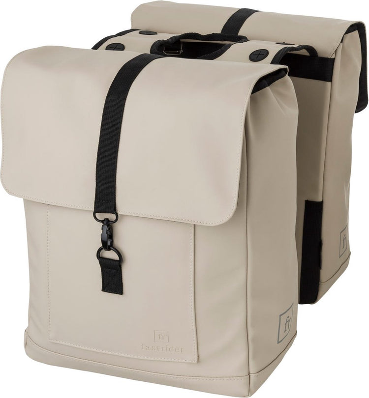 Sacoche de vélo double Fastrider Jaxx II tendance taupe