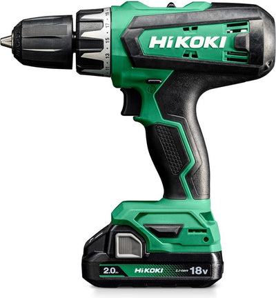 Perceuse à percussion sur batterie Hikoki 18v 2.0ah en étui - dv18dfwcz