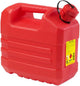 Jerrican d'essence Eda - avec bec verseur - 10 litres - rouge