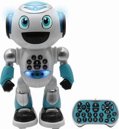 Robot vocal avancé Lexibook powerman® avec quiz, musique, jeux, tir sur cible, histoires incl. télécommande (français)