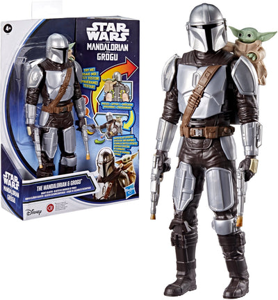Star Wars le Mandalorien et Grogu Bounty Blaster - figurine 28cm