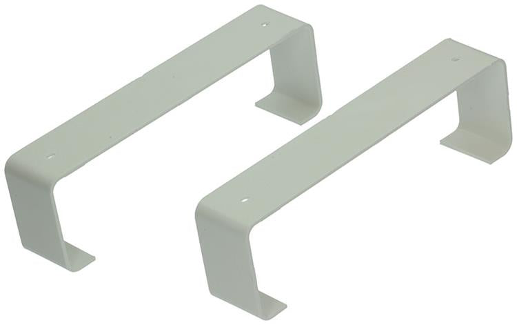 Renson 1006420 - lot de 2 supports de montage pvc 7023 blanc 204x60mm | 5 pièces