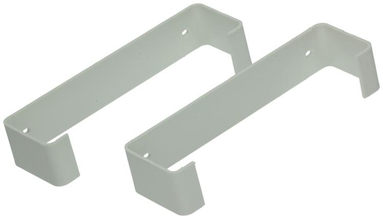 Renson 1006420 - lot de 2 supports de montage pvc 7023 blanc 204x60mm | 5 pièces