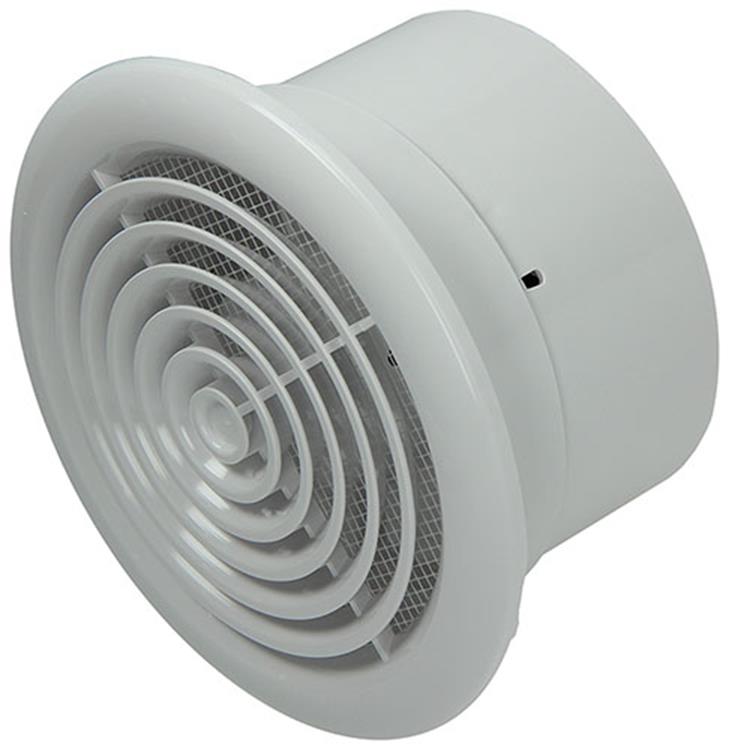 Renson 1006440 - ventilateur mécanique rond pcs. 7132 r blanc ø 125 | 2 pièces