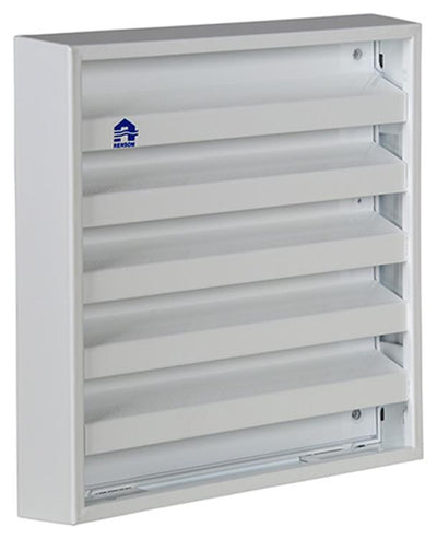 Renson 1013926 - grille murale en saillie alu blanc 431 165x165mm | 2 pièces