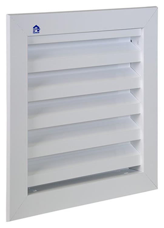 Renson 1006610 - grille murale encastrable 411 ral 9010 200x200mm | 2 pièces