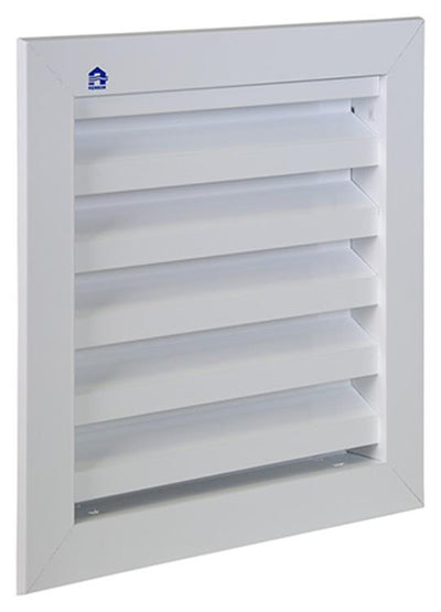 Renson 1006610 - grille murale encastrable 411 ral 9010 200x200mm | 2 pièces