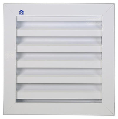 Renson 1006610 - grille murale encastrable 411 ral 9010 200x200mm | 2 pièces