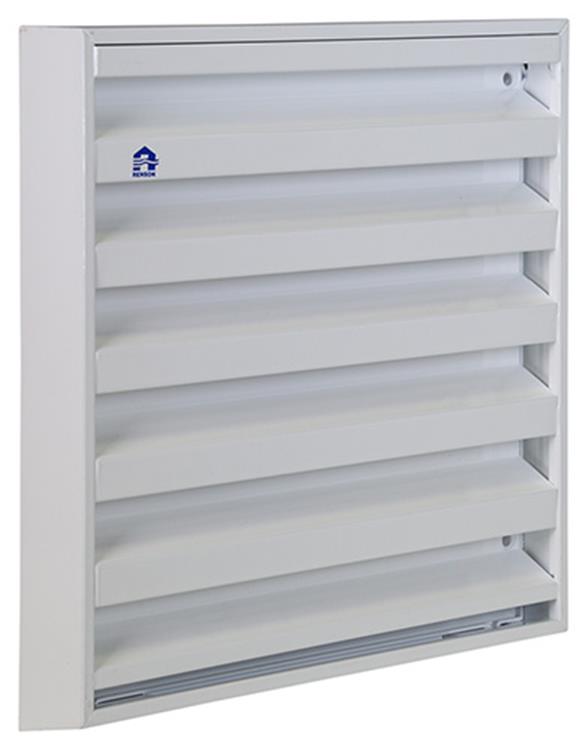 Renson 1014554 - grille murale en saillie alu blanc 431 225x225mm | 2 pièces