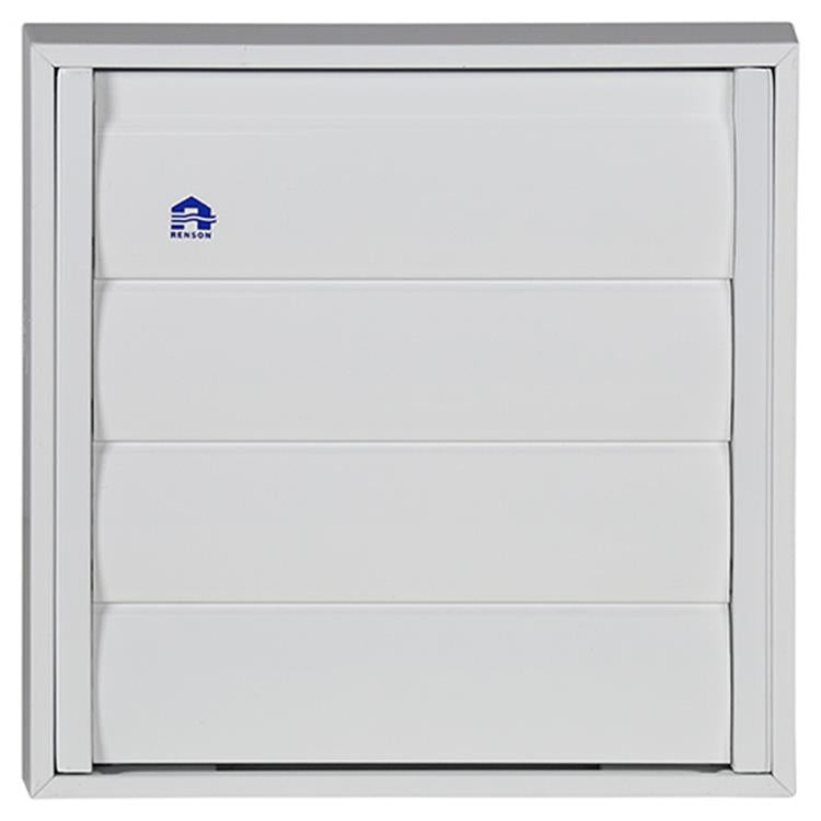 Renson 1013878 - grille à lamelles aluminium blanc 433 173x173mm | 2 pièces