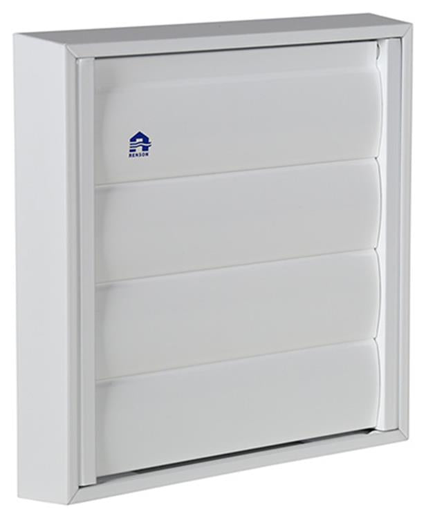 Renson 1013878 - grille à lamelles aluminium blanc 433 173x173mm | 2 pièces
