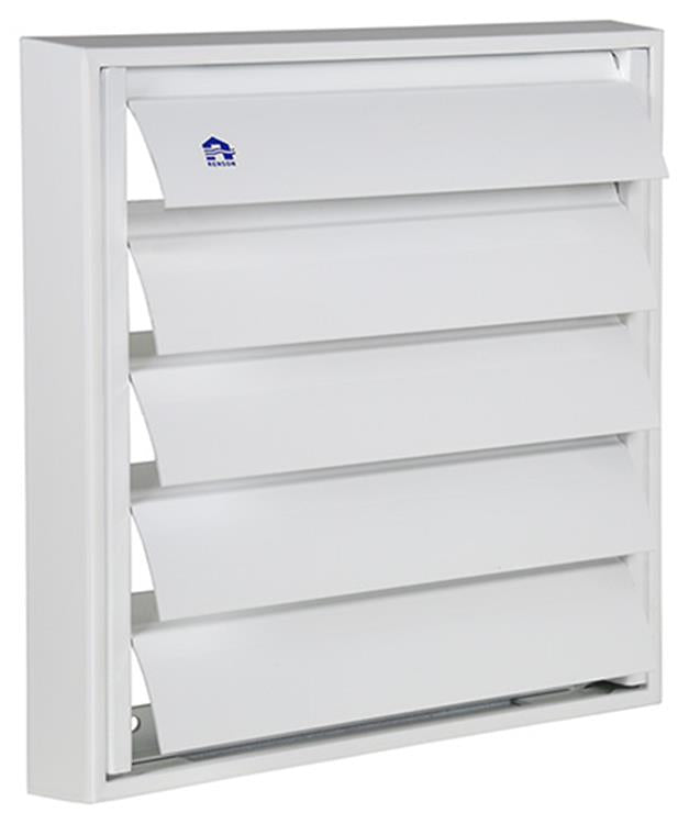 Renson 1013879 - grille à lamelles aluminium blanc 433 210x210mm | 2 pièces