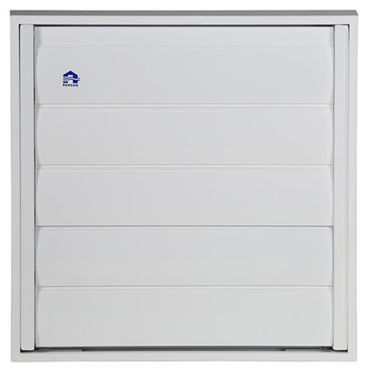 Renson 1013879 - grille à lamelles aluminium blanc 433 210x210mm | 2 pièces