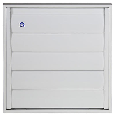 Renson 1013879 - grille à lamelles aluminium blanc 433 210x210mm | 2 pièces