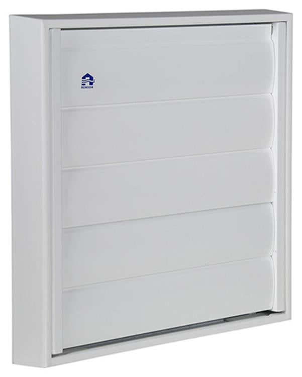 Renson 1013879 - grille à lamelles aluminium blanc 433 210x210mm | 2 pièces