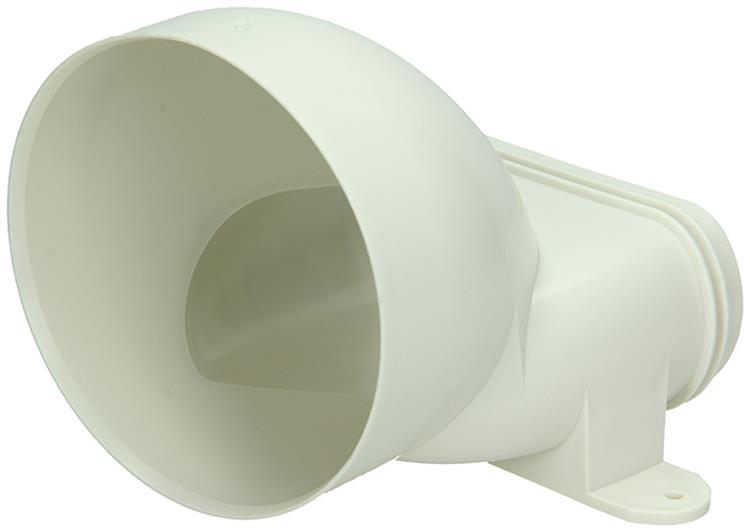 Renson 1053830 - pièce de transition plate à ronde coulisse 125 | 2 pièces