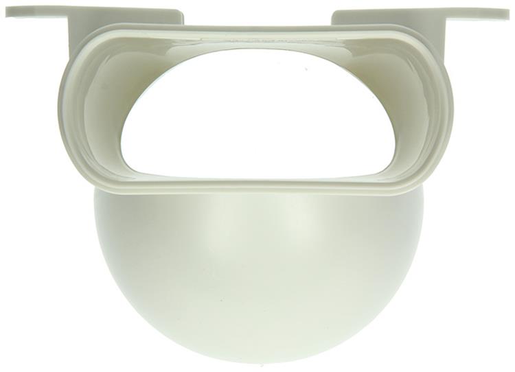 Renson 1053830 - pièce de transition plate à ronde coulisse 125 | 2 pièces
