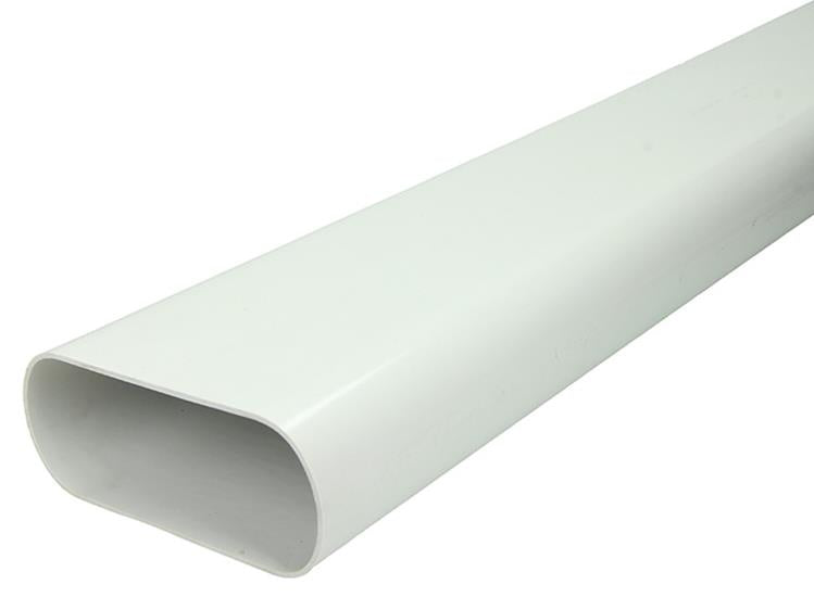 Renson 1053835 - conduit ovale plat fixe 55x135mm 3m | 2 pièces
