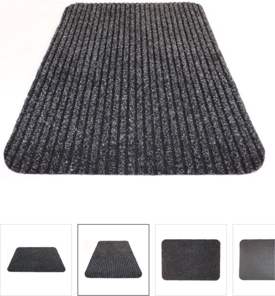 Paillasson noir sans marque sans marque - tapis de marche - tapis de nettoyage - 40x60 - multi eco