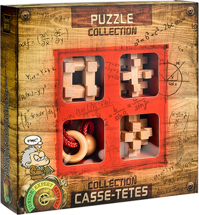 Eureka Wooden Brain Puzzles Extreme, 4st.