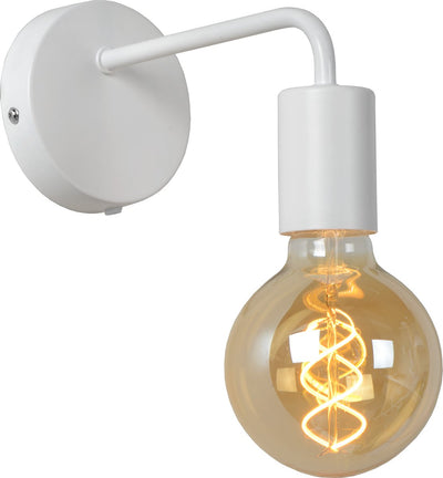 Lucide scott - applique - 1xe27 - blanc