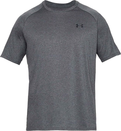 Chemise de sport Under Armour UA Tech 2.0 SS Tee-Gry pour hommes - Carbon Heather - Noir