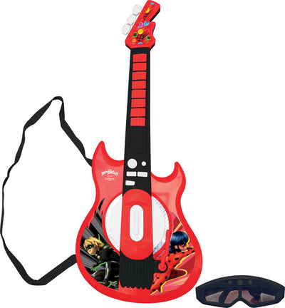 Guitare électronique Miraculous Ladybug avec lumière