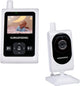 Grundig babyphone vidéo avec caméra - babyphone avec écran couleur 2 pouces - babyphone avec vision nocturne, affichage de la température et fonction talk-back - blanc