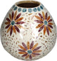 Vase collection Hd capiz multi 21x21x20cm