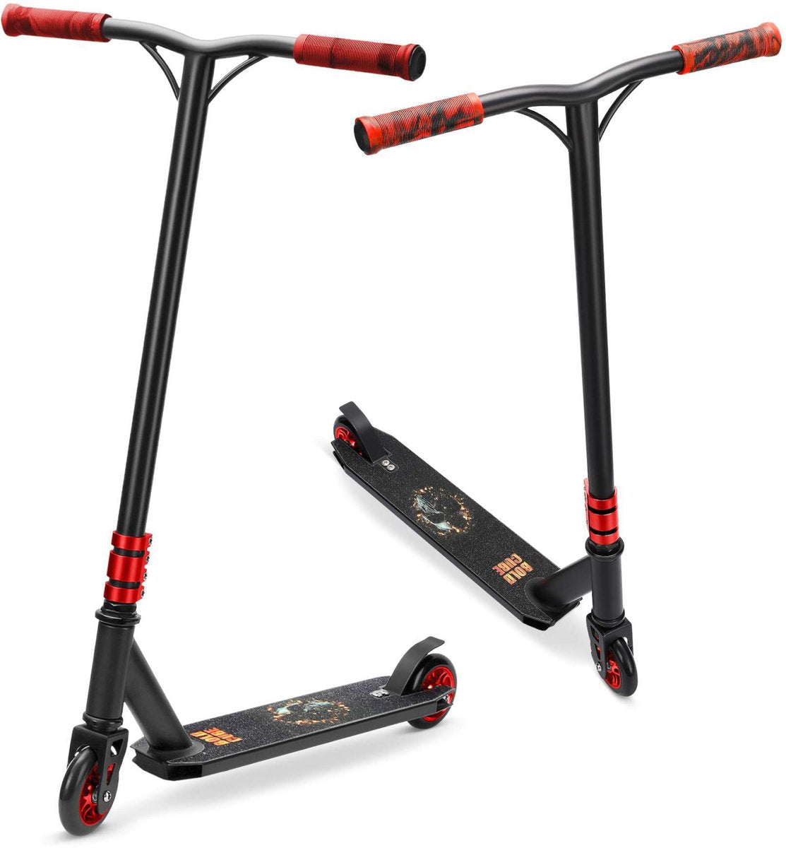 Trottinette freestyle Boldcube Deluxe - noire