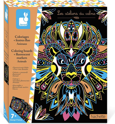 Janod - studio - couleurs animalières fluo