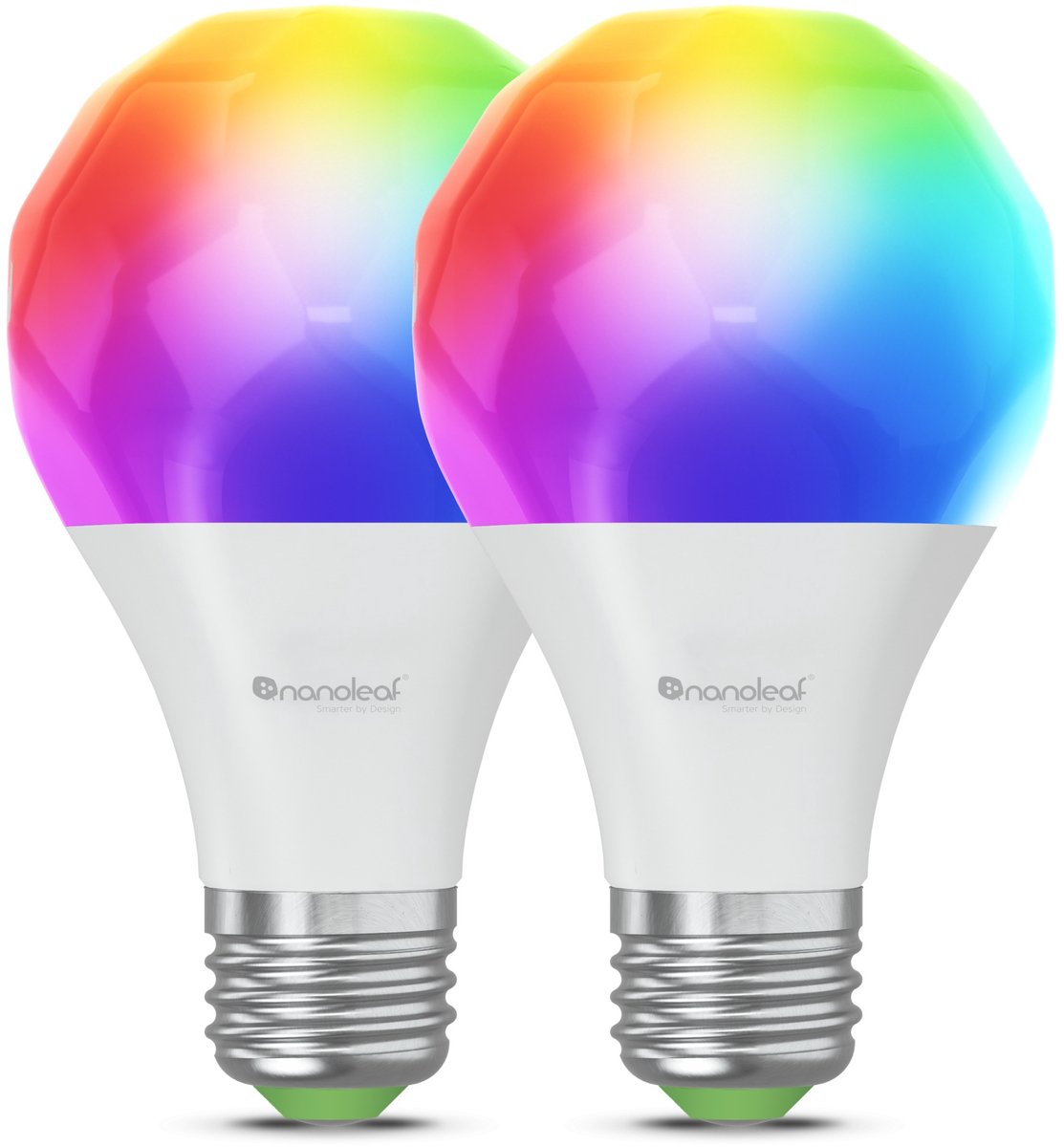 Ampoule intelligente Nanoleaf Matter A19 - Éclairage intelligent - E27 - RVB - 2 pièces - Apple Home Google Home Amazon Alexa
