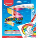 Crayons de couleur maped 832824 assortiment de couleurs 232 mm