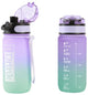 Itotal idrink tritan bouteille 500 ml violet et aigue-marine bouteille violet et aigue-marine 7×7×19,5cm