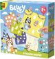 Ses creative bluey - formes à coller avec de la colle à doigt - bricolage - pour les enfants à partir de 2 ans - 6 cartes