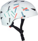 Casque de skate Nijdam - haut - blanc noir - l