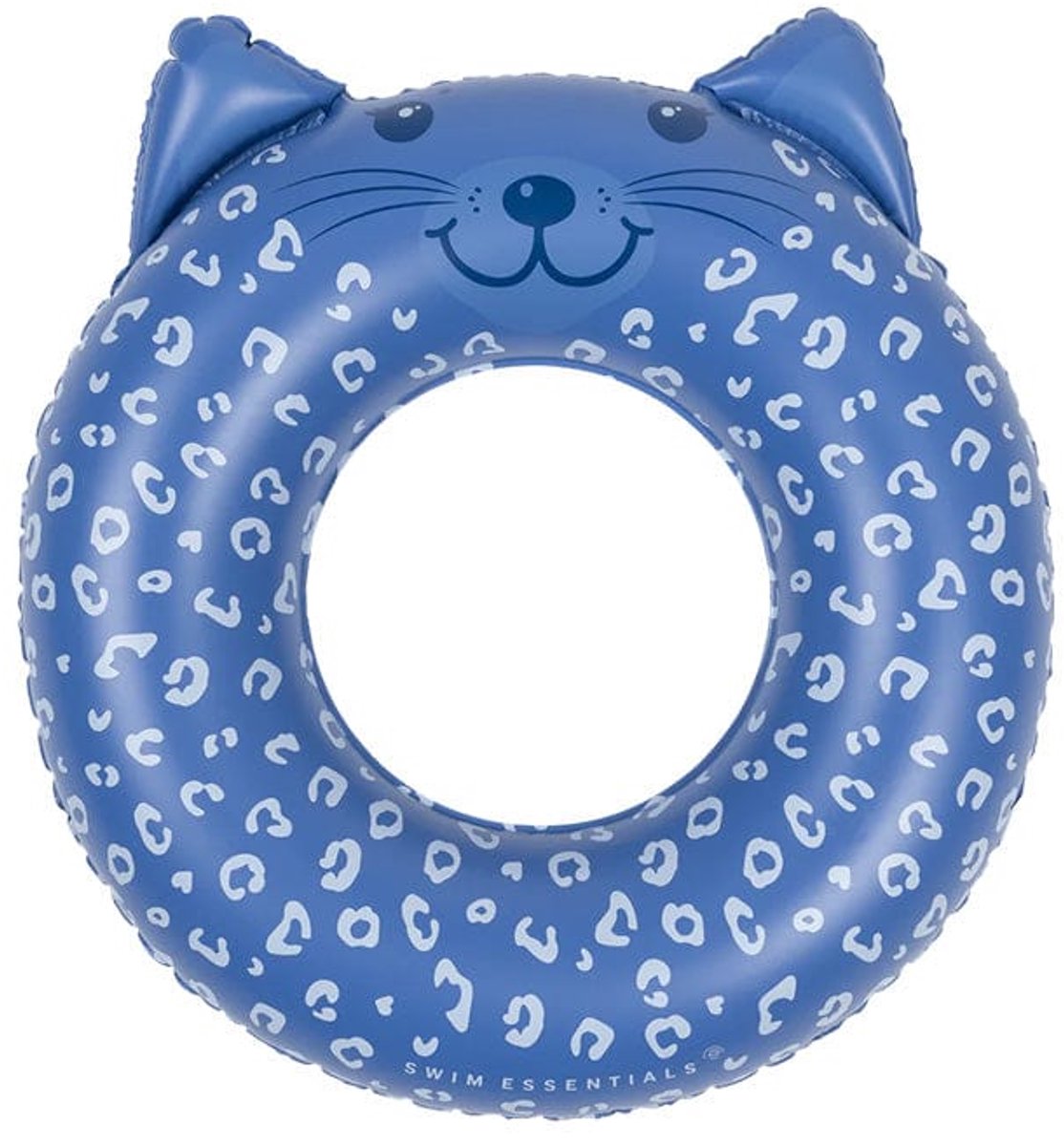 Essentiels de natation - piscine - ø95 cm - bleu - imprimé léopard - enfant - tête de flamant rose