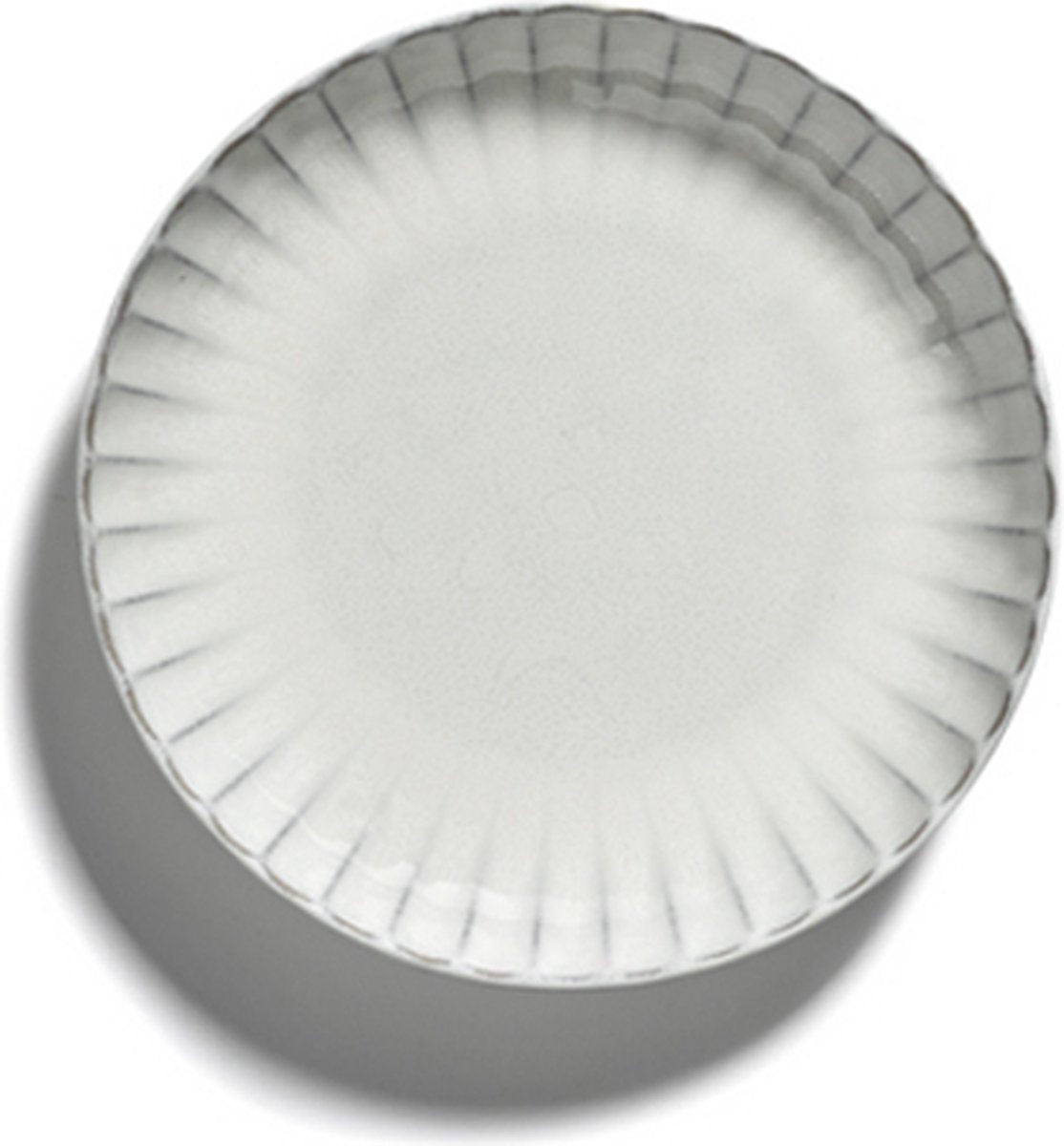 Serax - sergio herman inku - assiette haute m - blanc - 21 ø - 2 pièces