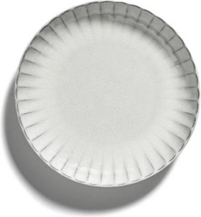 Serax - sergio herman inku - assiette haute m - blanc - 21 ø - 2 pièces