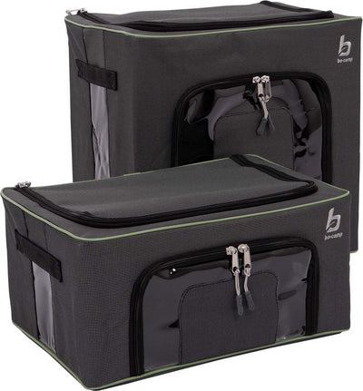 Bo-camp - boîte de rangement - pliable - 2 pièces - 2 tailles